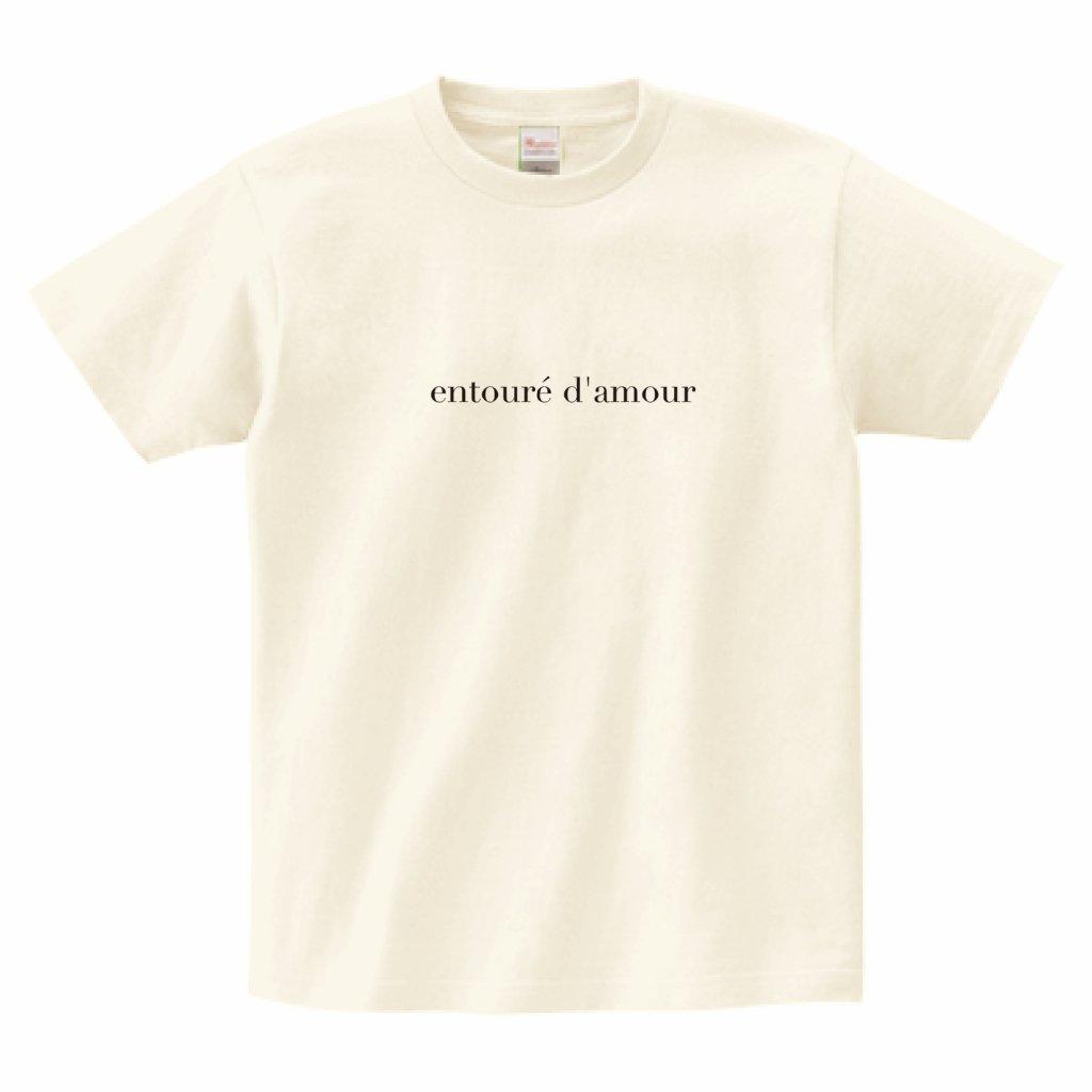 entouré d'amour ブラントTシャツ アイボリー